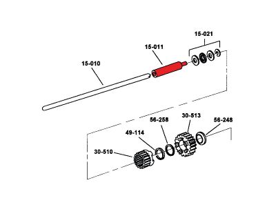 15011 - CCE CLUTCH PUSH ROD