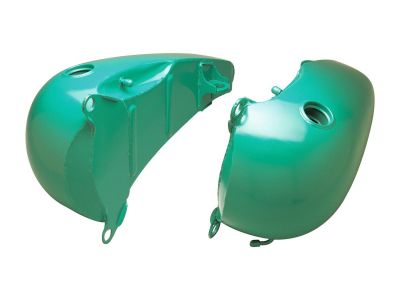 15297 - CCE 3.5 Gallon Flatside Gas Tank for Fat Bob 3.5 Gallon Raw