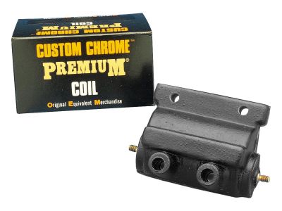17131 - CCE Custom Chrome Premium Ignition Coil Black 4 Ohm Dual Fire