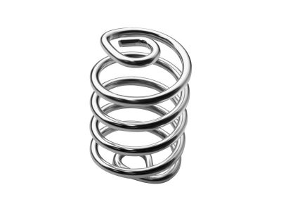 180155 - CCE Coil Seat Spring Chrome 3"