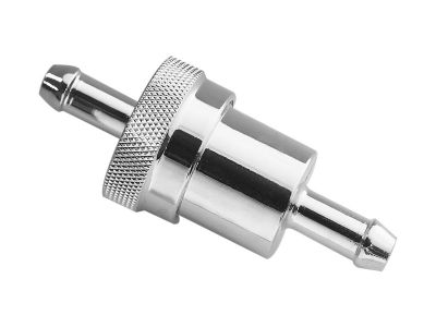 18255 - CCE CHROME FUEL FILTER with SCREEN 5/16"