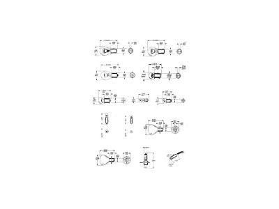 19098 - CCE BULB-REPLACEMENT Bulb Double Contact Bayonet, class: S-8, 12V, 23/8W