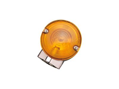 19115 - CCE Rear Turn Signal for Touring Model Chrome Amber Dual Filament