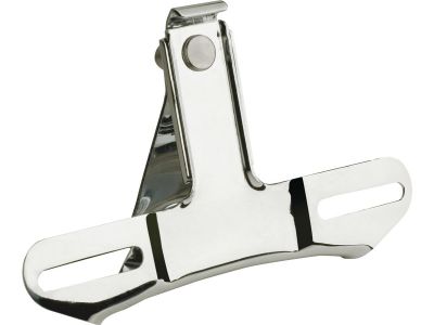 19770 - CCE OEM-Style Top Mount License Plate Bracket 3-hole Chrome
