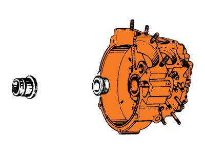 20011 - JIMS Right Motor Case Bearing Races Standard for Sportster