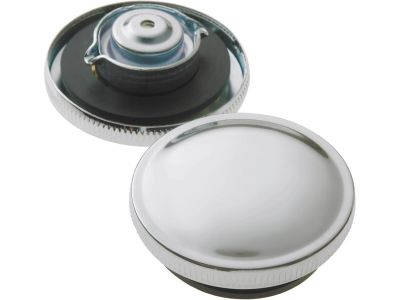 260005 - CCE Early Style Gas Cap Vented and non-vented set Chrome