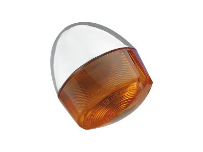 26144 - CCE Late Model Front Turn Signal Chrome Amber Dual Filament