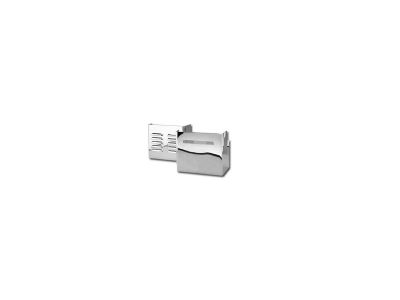 26375 - CCE Battery Cover Louvered, Chrome Battery Covers Louvered