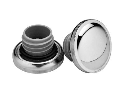 26580 - CCE OEM-Style Screw-Inn Gas Cap Set of left and right caps (Vented and Non-vented) Chrome