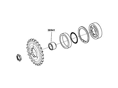 30541 - RevTech 5-Speed Transmission Sprocket Spacer