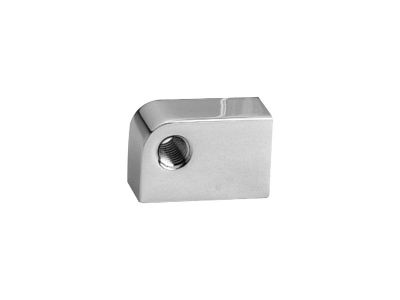 31014 - HEADWINDS Headlight Mounting Block Measures 1 1/2"-long, 3/4"- thick with 3/8"-16 holes Chrome