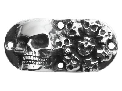 33154 - CCE Multiple Skull Inspection Cover by Skull Enterprises Aluminium Polished