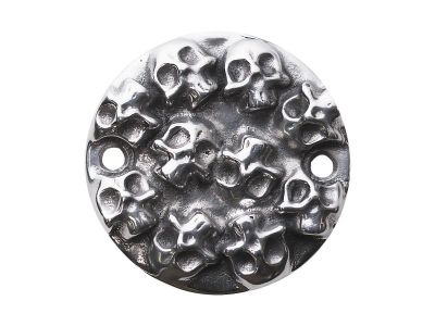 37729 - CCE Multiple Skull Point Cover 2-hole Aluminium Polished