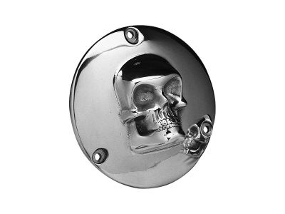 37860 - CCE Skull Derby Cover 3-hole Polished