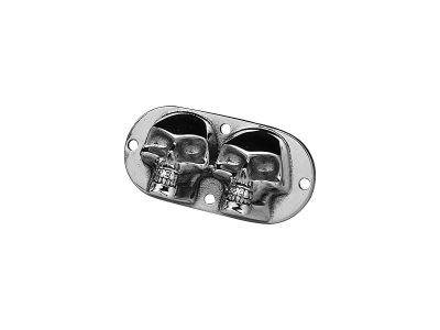 37861 - CCE Dual Skull Inspection Cover Aluminium Polished