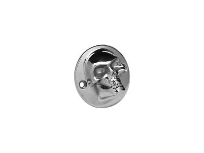 37862 - CCE Forward Facing Skull Point Cover 2-hole Aluminium Polished