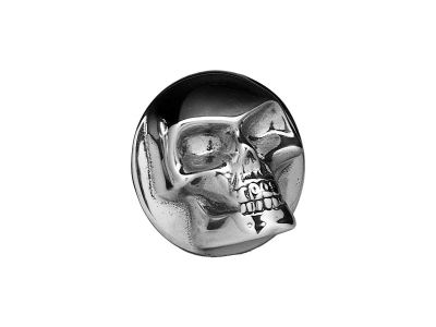 37863 - CCE Skull 3D Gas Cap Cover Chrome