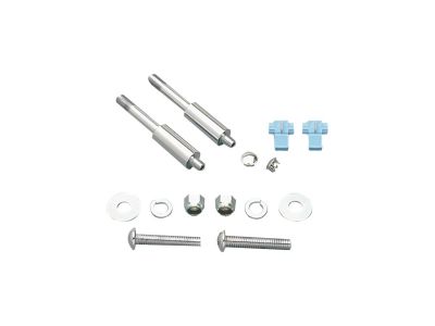 380202 - CCE Round Support Stud Turn Signal Relocation Kit Chrome