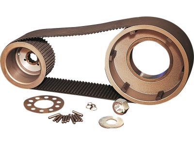 42532 - BDL Splined Shaft 2" Wide Belt Drive Kit for Kick Start 47 Tooth Front/76 Tooth Rear, 144 Tooth 2" Belt