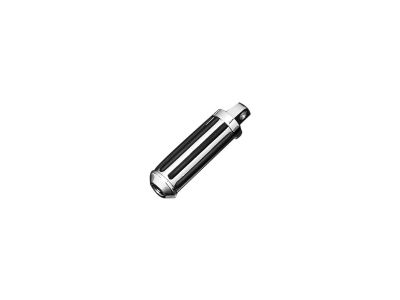 46013 - CCE Chrome and Ribbed Rubber Pegs Small Chrome