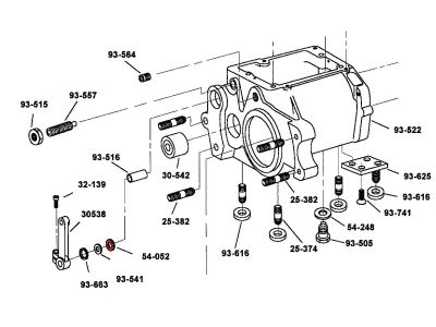 54052 - CCE Shifter Shaft Transmission Case Oil Seal Pack 5