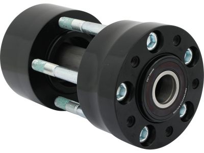 602537 - RevTech Rear Wheel Hub Black Non-ABS Dual Flange
