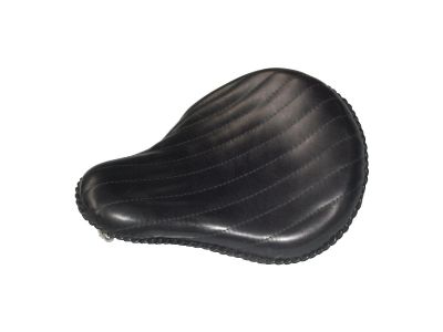 603288 - La Rosa 16" Bad Ass Vertical Solo Seat Black Leather