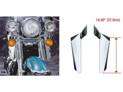 603464 - National Cycle Heavy Duty Chrome Lower Wind Guards