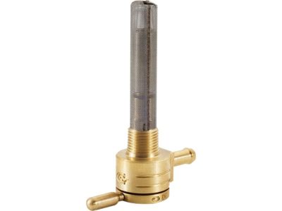 603546 - GOLAN PRODUCTS 3/8" NPT Fuel Valve Down Facing Outlet Brass Polished