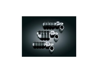 605152 - Küryakyn ISO Rider Foot Pegs with Clevis & Magnum Quick Clamps Large ISO- Pegs Chrome