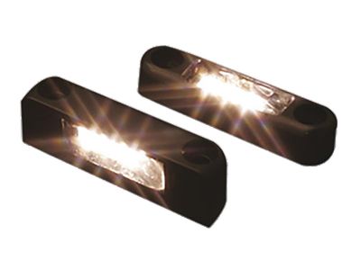 609674 - Radiantz Top Fx LED Housing Amber LED Black Clear