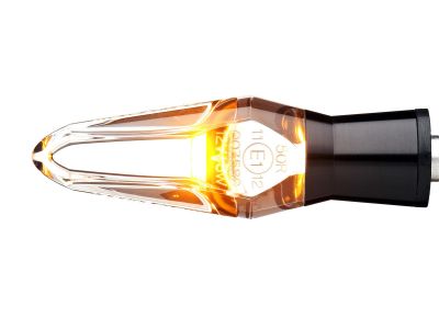 618442 - motogadget mo.blaze ice LED Turn Signal Black Anodized Clear LED