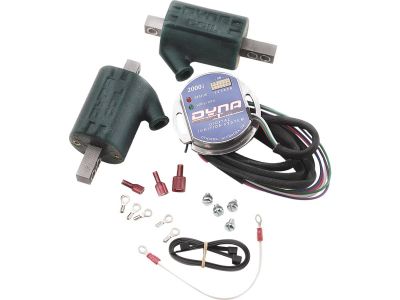630102 - DYNATEK 2000iP Ignition with DC3 Coils Ignition System Complete kit for single plug/single fire applications (includes two DC3-1 single tower 3 Ohm coils)