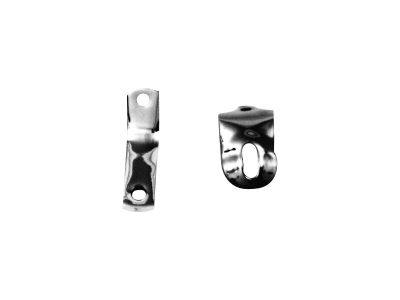 632220 - Jammer Headlight Bracket for Springer For Springer forks with 5 1/2" headlights Chrome