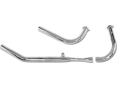 632281 - PAUGHCO 3-Piece Upsweep 48-69 Big Twin with STD Heads Headers Chrome 1,75"