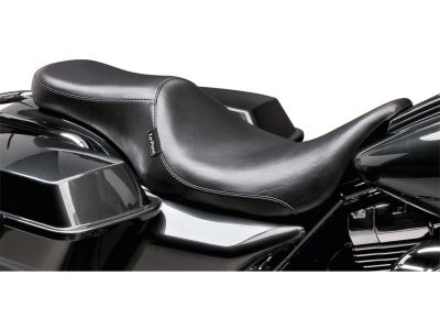 640890 - Le Pera Silhouette 2 Up Smooth Seat 203mm wide passenger area Black Vinyl