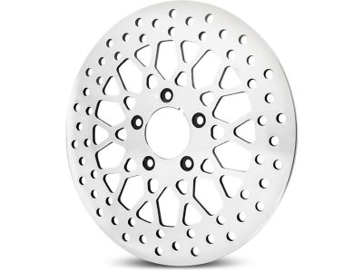 640997 - DNA Mesh Brake Rotor Stainless Steel Polished 11,5" Front