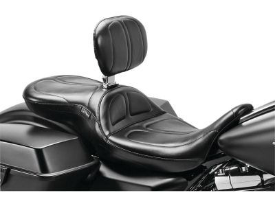 641293 - Le Pera Maverick with Backrest Smooth Seat Black Vinyl