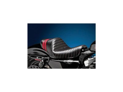 641297 - Le Pera Stubs Spoiler Pleated Seat Red/Red Stripes Black Red Vinyl