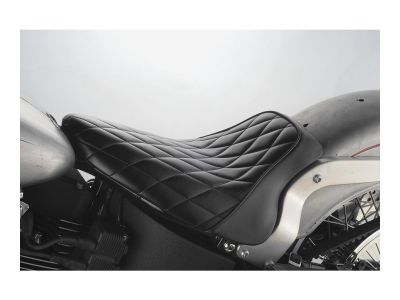 641356 - Le Pera Bare Bones Diamond Stitch Solo Seat Black Vinyl