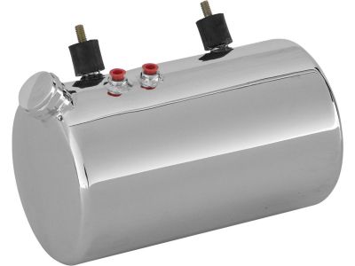 650232 - SANTEE Custom Barrel Style Oil Tank with spin-on filter Chrome