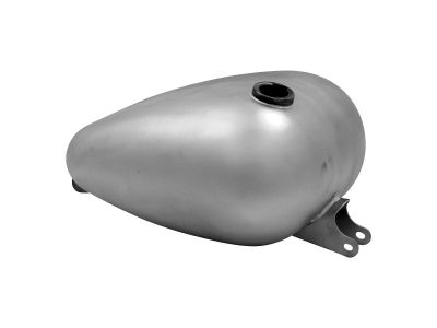 651253 - PAUGHCO 4.2 Gallon Axed Custom Gas Tank With single gas cap and with a 22mm threaded fuel bung on the left side.