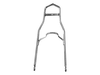 651271 - PAUGHCO Low Style Sissy Bar for Chain Drive with Flat Fender Sissy Bar for Rigid Frames Chrome