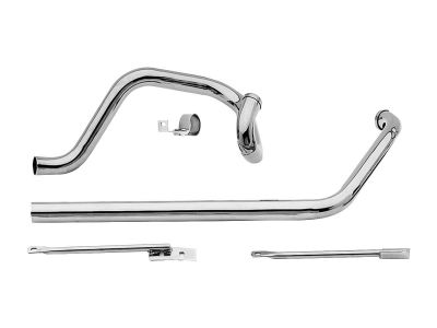 651421 - PAUGHCO Independent Dual Headers for Softail Models Chrome 1,75"