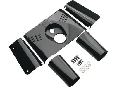 651850 - CCE 5-Piece Fork Tins for FL Softail Models With fork sliders Black