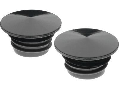 651858 - CCE Peaked Low Profile Stainless Steel Gas Cap Set Black