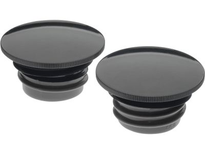 651859 - CCE Domed Low Profile Stainless Steel Gas Cap Set Black