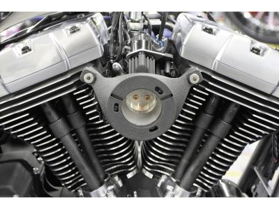 652993 - Thunderbike Breather Bracket Black Wrinkled