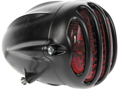 653044 - Thunderbike Alcatraz LED Taillight without Mounting Bracket Matte Black Powder Coated Red Dual Filament