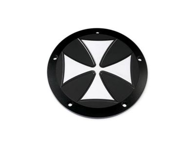 653330 - HKC Iron Cross Derby Cover 6-hole Black Satin